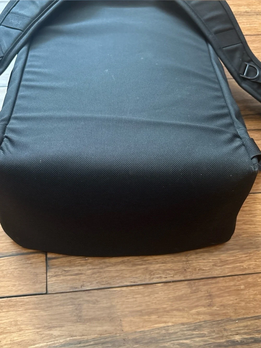 Brenthaven Black Solid Laptop Backpack, Padded Compartment, Adjustable Straps